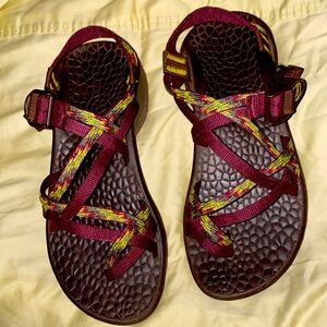Chaco Updraft X2 Impressionist Women's 8 Double Strap Hiking Outdoor Sandals